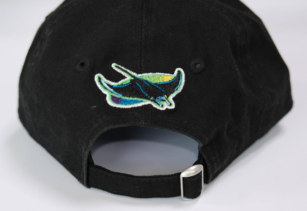 RAYS YOUTH BLACK 98 NEW ERA 9TWENTY ADJUSTABLE CAP - The Bay Republic | Team Store of the Tampa Bay Rays & Rowdies