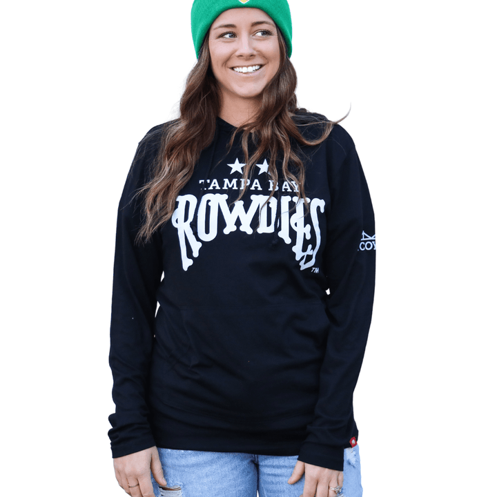 ROWDIES BLACK 2 STAR COYR HOODIE - The Bay Republic | Team Store of the Tampa Bay Rays & Rowdies