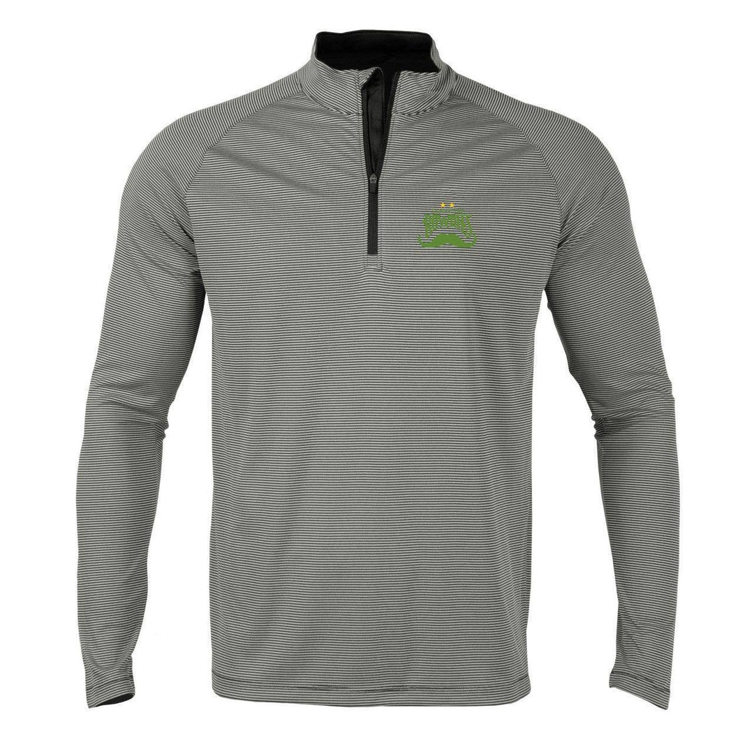 ROWDIES BLACK AND GREY STRIPE 1/4 ZIP JACKET ORION - The Bay Republic | Team Store of the Tampa Bay Rays & Rowdies