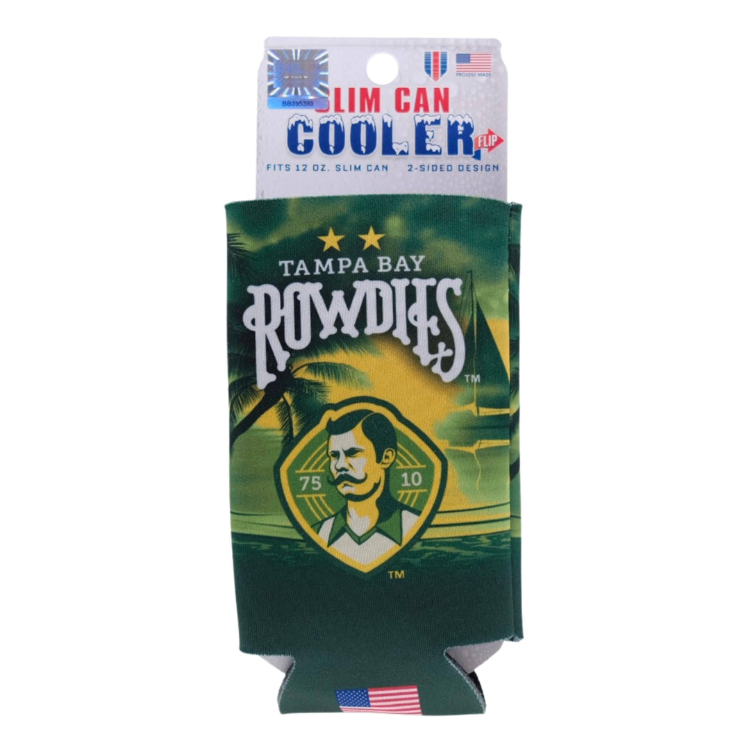ROWDIES CREST LOGO SLIM CAN KOOZIE - The Bay Republic | Team Store of the Tampa Bay Rays & Rowdies