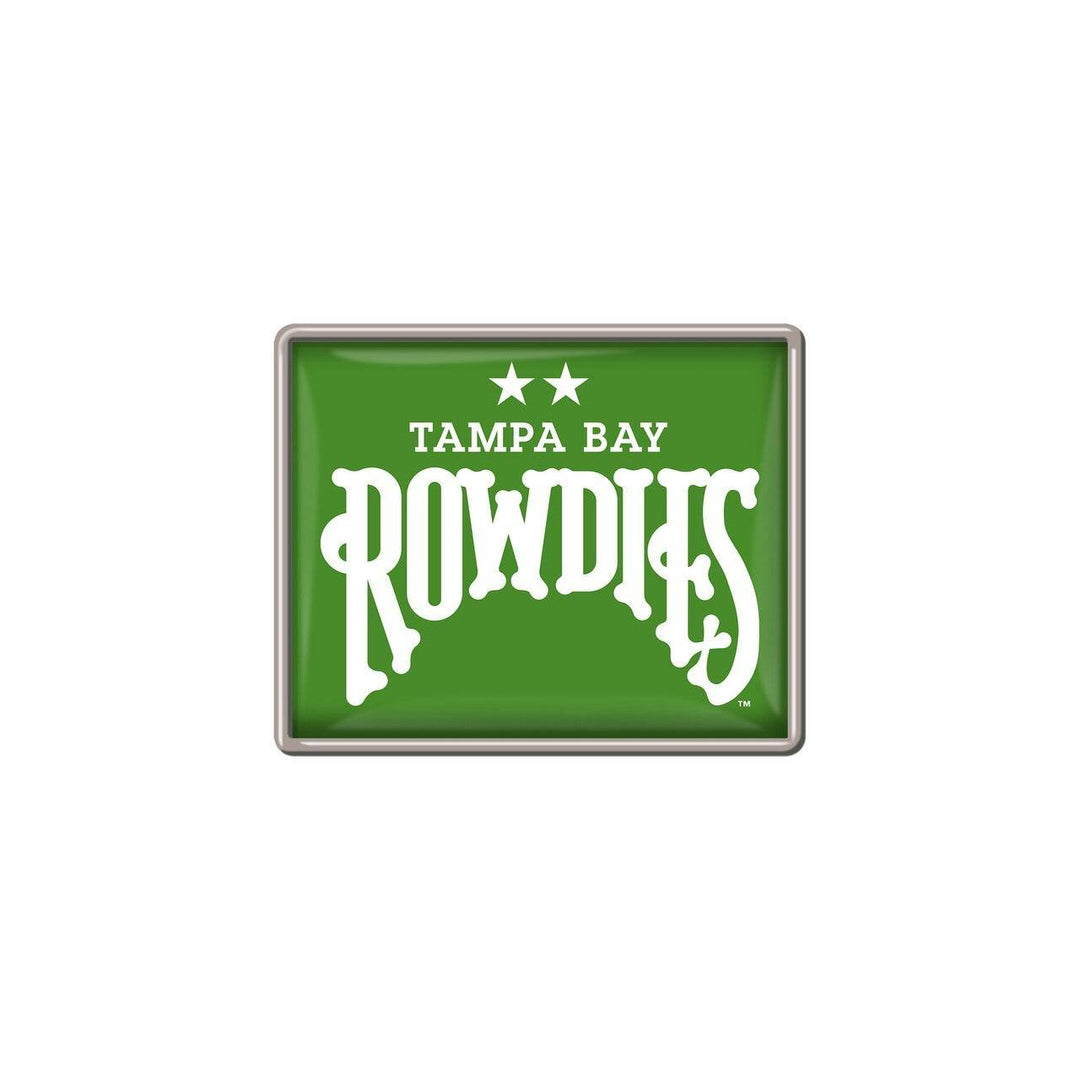 ROWDIES GREEN WITH WHITE LOGO LAPEL PIN - The Bay Republic | Team Store of the Tampa Bay Rays & Rowdies