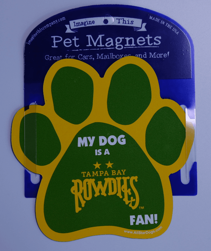 ROWDIES MY DOG IS A TAMPA BAY ROWDIES FAN MAGNET - The Bay Republic | Team Store of the Tampa Bay Rays & Rowdies