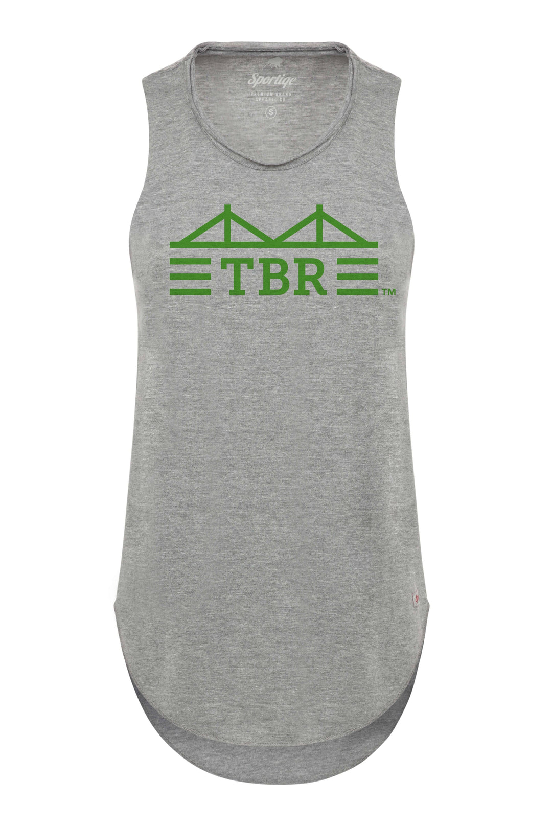 ROWDIES WOMEN'S GREY TBR BRIDGE TANK TOP - The Bay Republic | Team Store of the Tampa Bay Rays & Rowdies