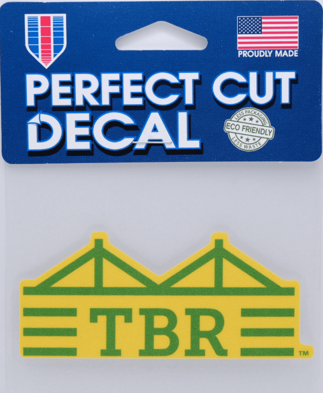 ROWDIES YELLOW TBR BRIDGE DECAL - The Bay Republic | Team Store of the Tampa Bay Rays & Rowdies