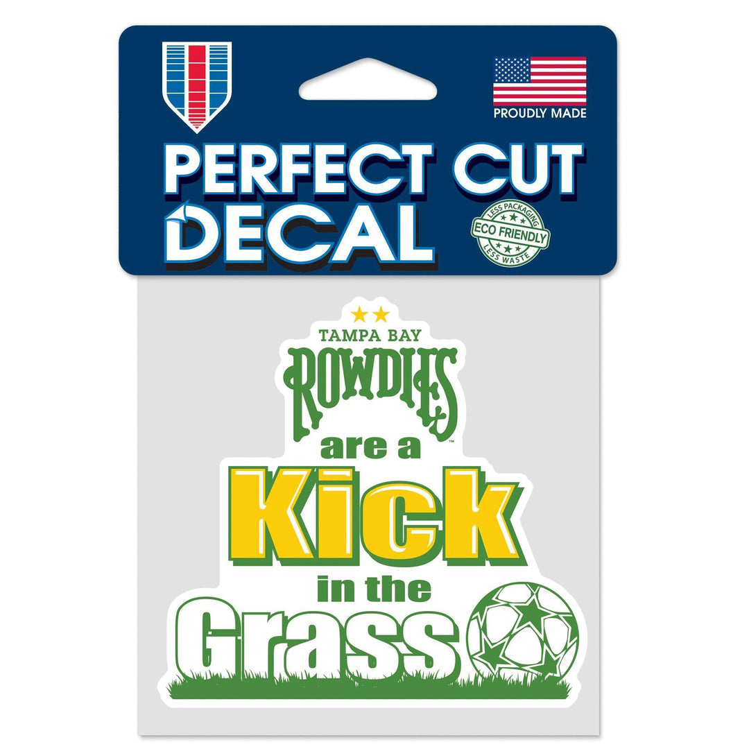 THE ROWDIES ARE A KICK IN THE GRASS DECAL - The Bay Republic | Team Store of the Tampa Bay Rays & Rowdies