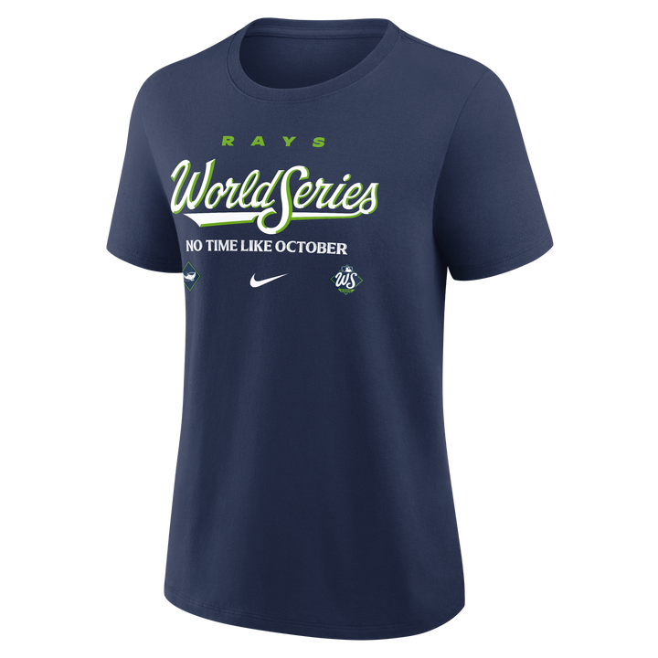 Rays Nike Womens Navy 2026 World Series Alt Cotton T-Shirt