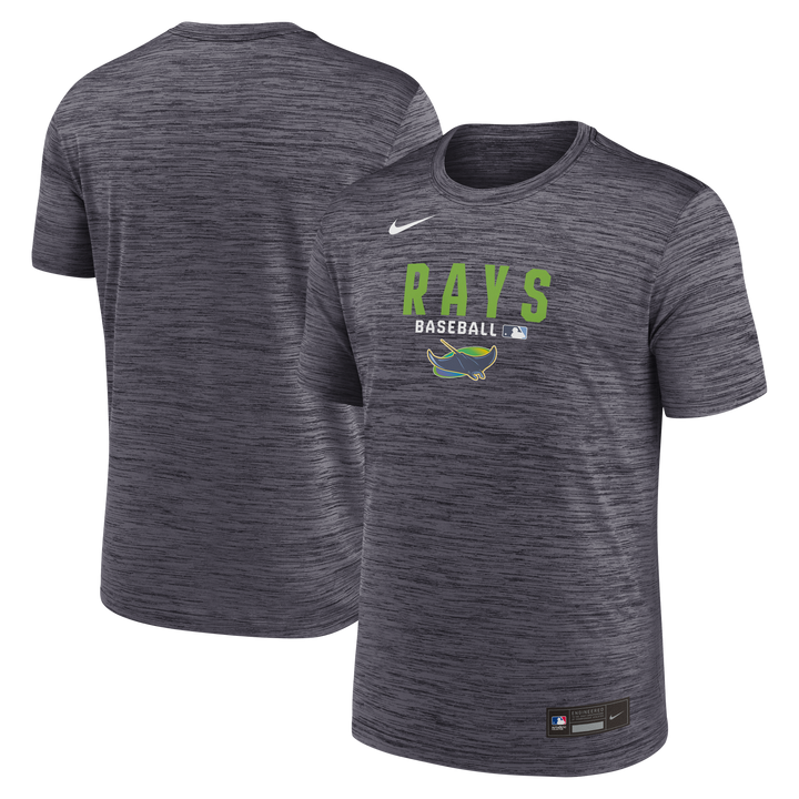 Rays Men's Nike 2026 Grey Devil Rays Alt Authentic Collection Velocity Dri Fit T-Shirt