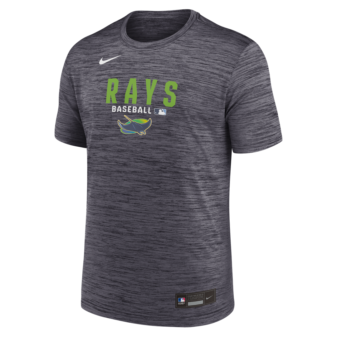 Rays Men's Nike 2026 Grey Devil Rays Alt Authentic Collection Velocity Dri Fit T-Shirt