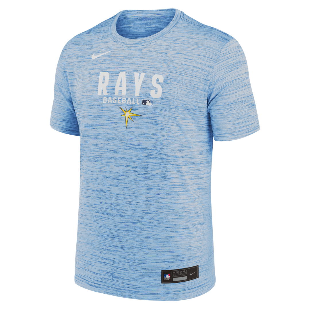 Rays Men's Nike 2026 Valor Blue Burst Authentic Collection Velocity Dri Fit T-Shirt