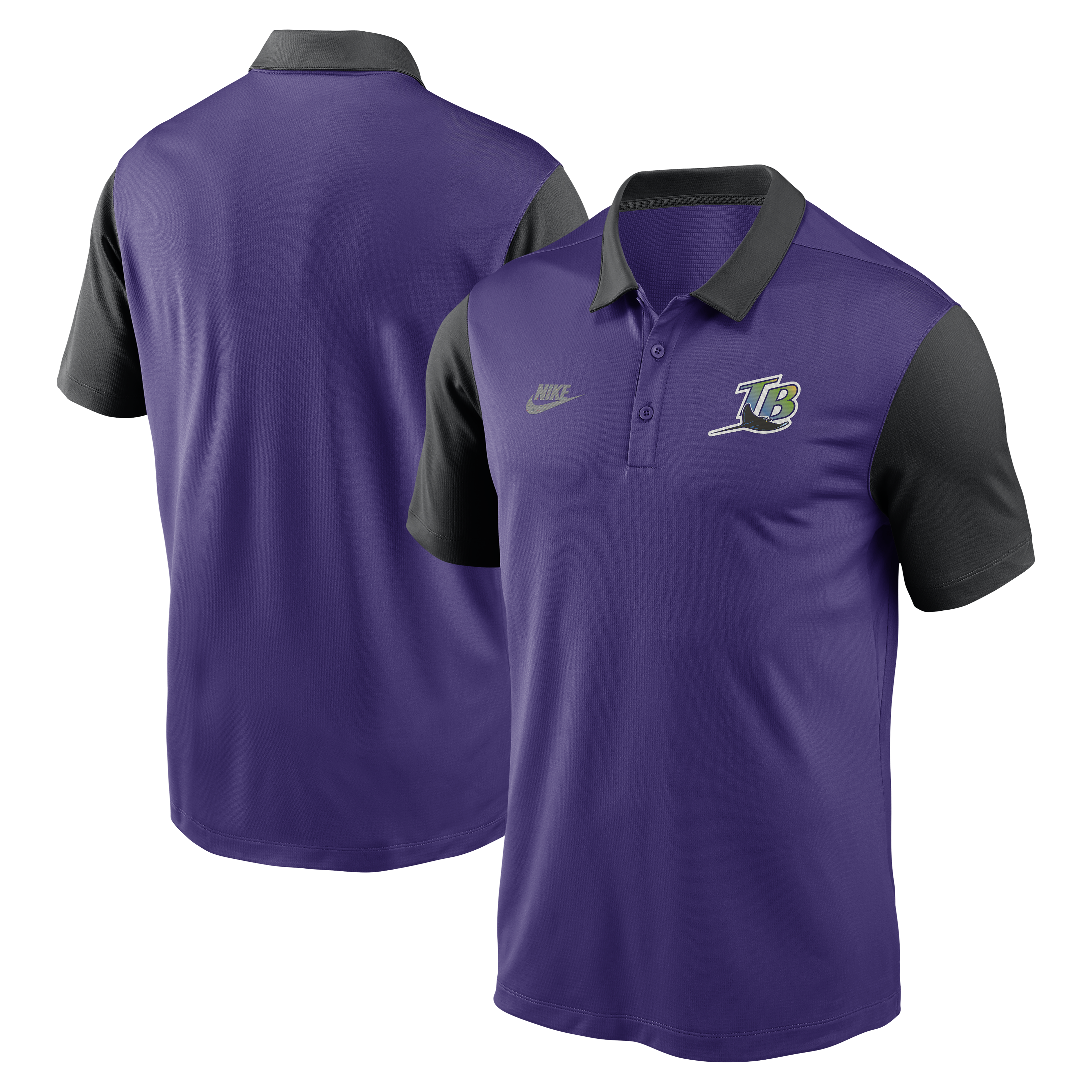 nike black dri fit polo shirts