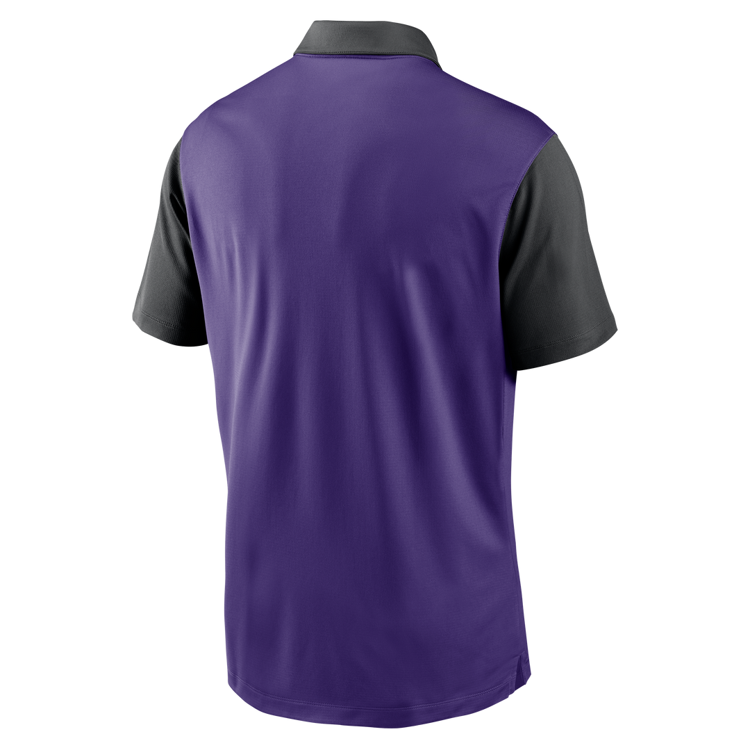 Purple nike golf polo sales
