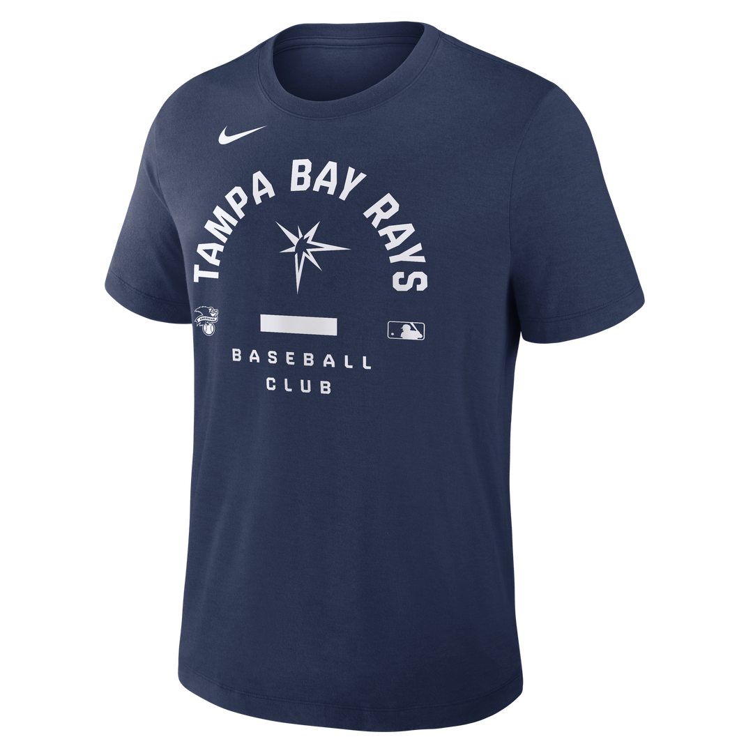 Rays Men's Nike 2026 Navy Authentic Collection Early Work Burst T-Shirt