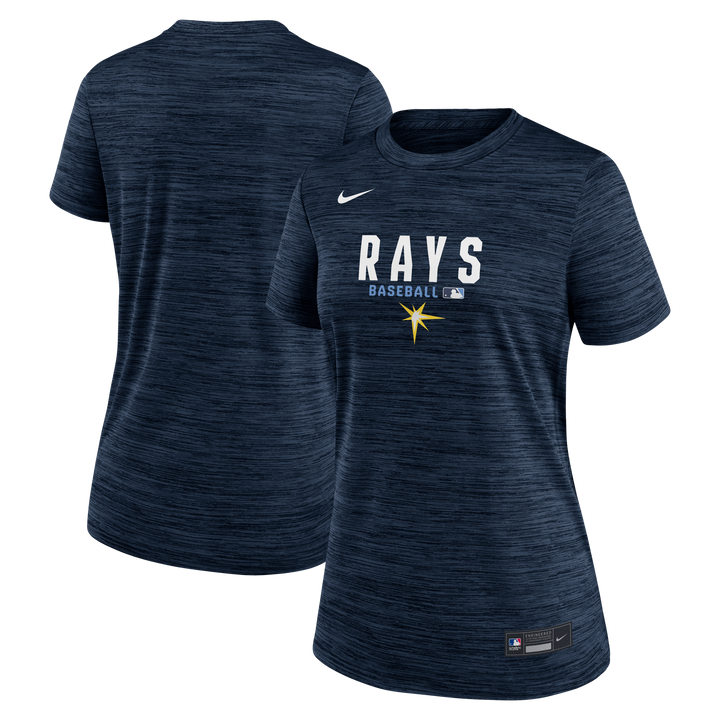 Rays Women's Nike Navy 2026 Authentic Collection Velocity Dri Fit T-Shirt