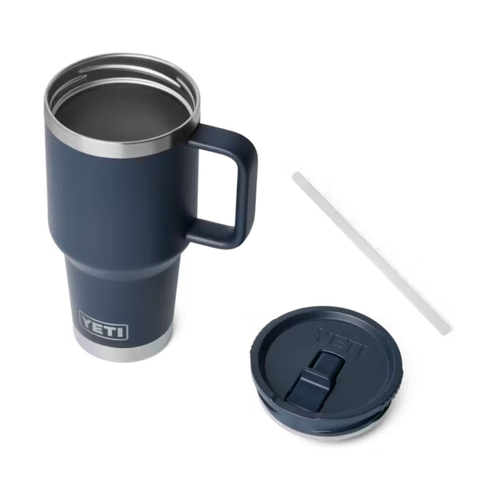 Rays YETI Rambler 30 oz Navy Travel Straw Mug