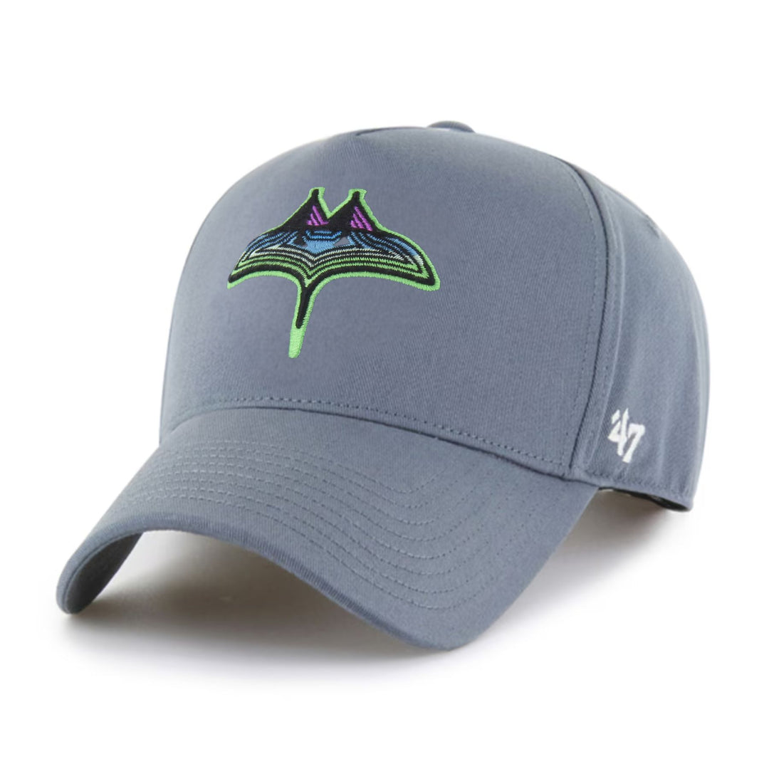 Rays '47 Brand Blue Grey City Connect Skyray Foundation Offside Snapback Hat