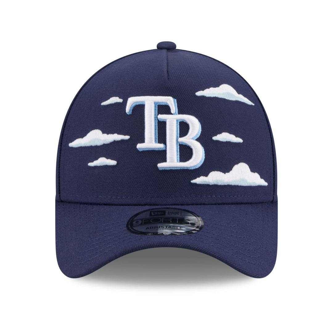Rays New Era Navy 'The Simpsons' 9Forty A-Frame Clouds Adjustable Hat