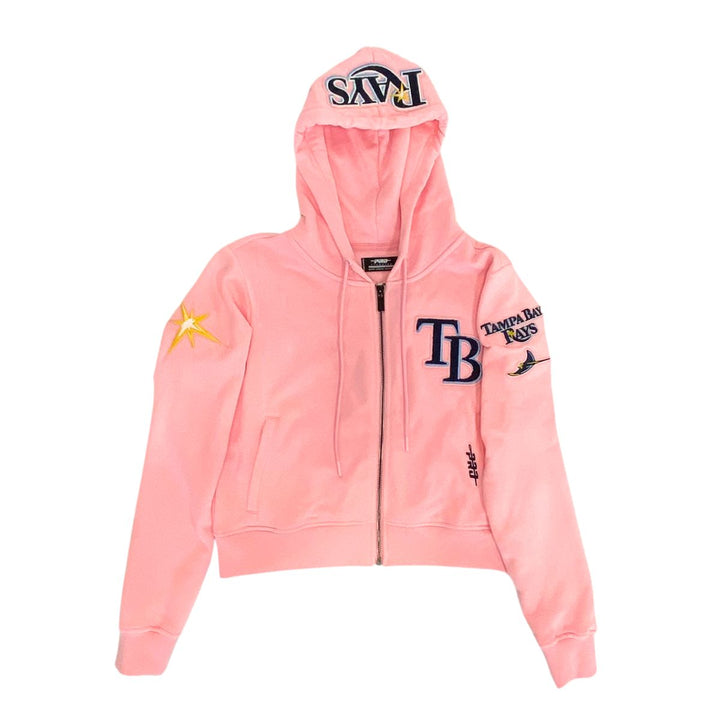 Rays Women's Pro Standard Pink Promax Zip Up Hoodie