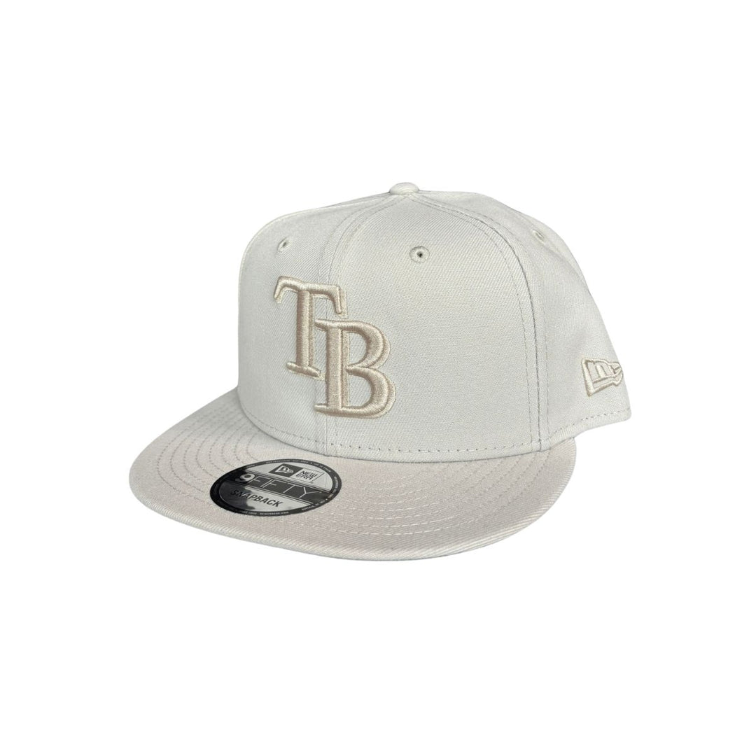 Rays New Era Beige Tonal TB 9Fifty Snapback Hat