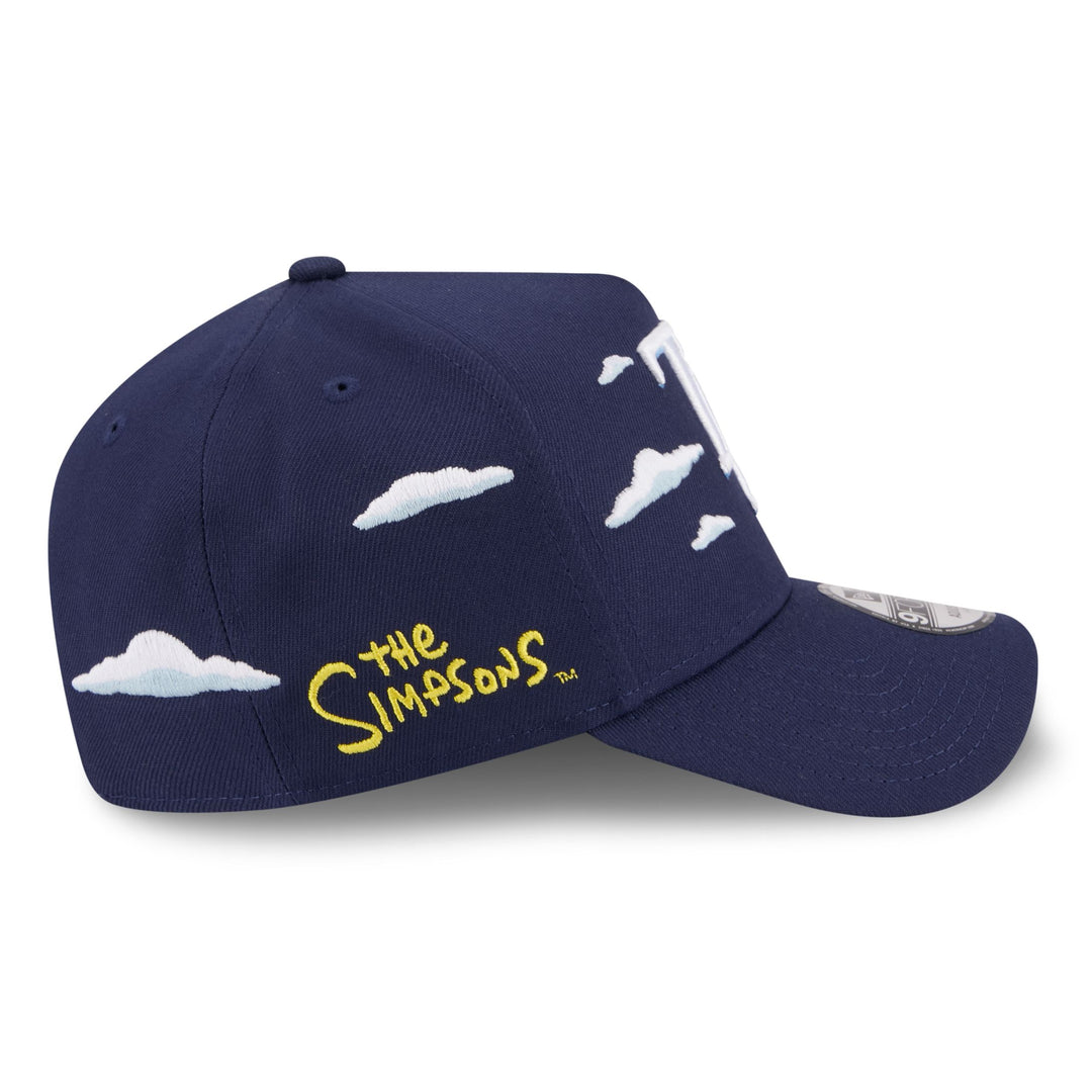Rays New Era Navy 'The Simpsons' 9Forty A-Frame Clouds Adjustable Hat