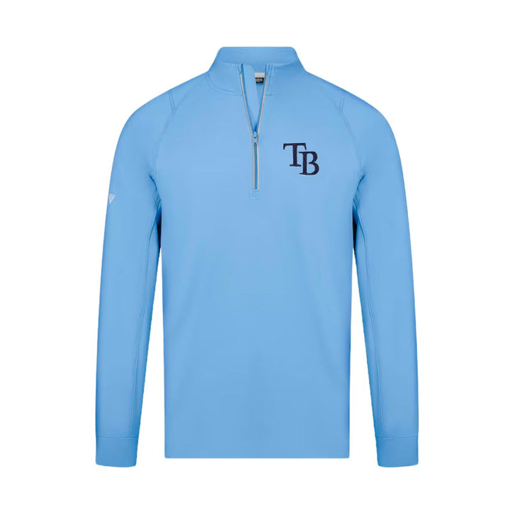 Rays Levelwear Blue TB Theory Half Zip Pullover