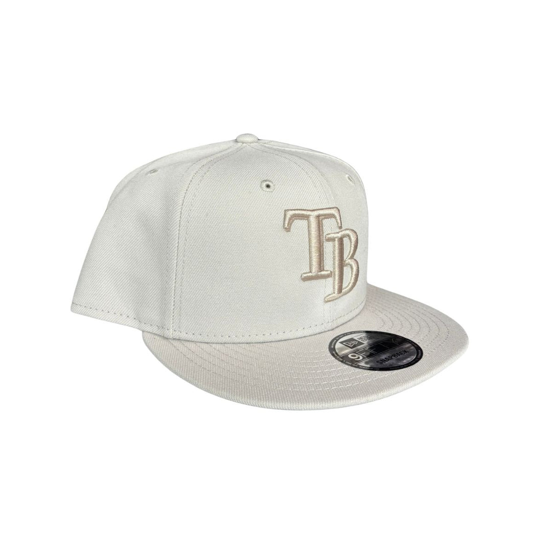 Rays New Era Beige Tonal TB 9Fifty Snapback Hat