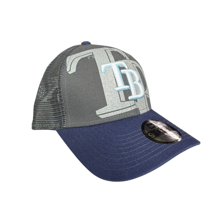 Rays Youth New Era 9Forty Grey Reflect TB Snapback Adjustable Hat