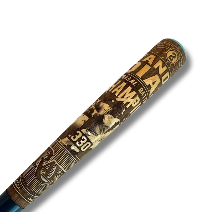 PILLBOX Yandy Diaz 2023 AL Batting Champion Limited Edition Full Size Bat