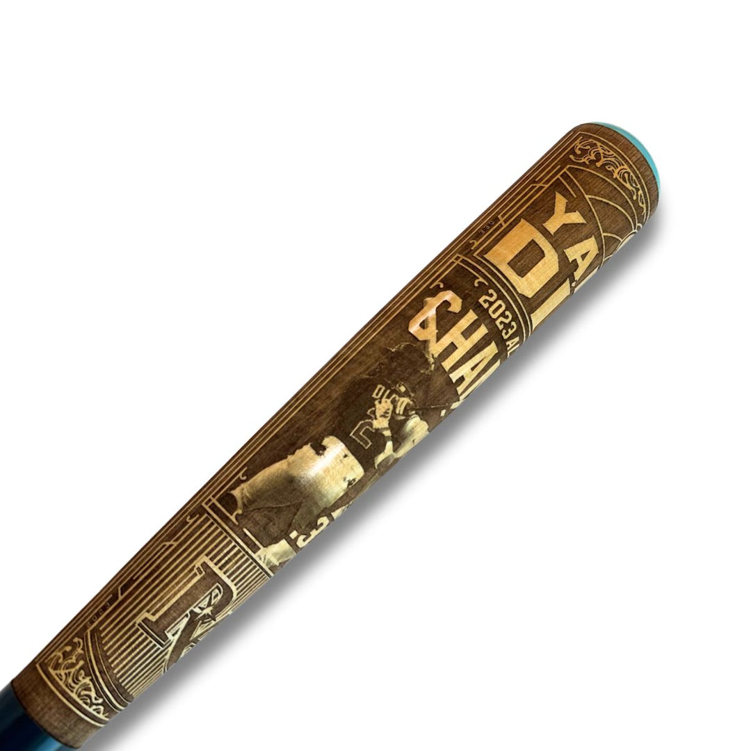 PILLBOX Yandy Diaz 2023 AL Batting Champion Limited Edition Full Size Bat