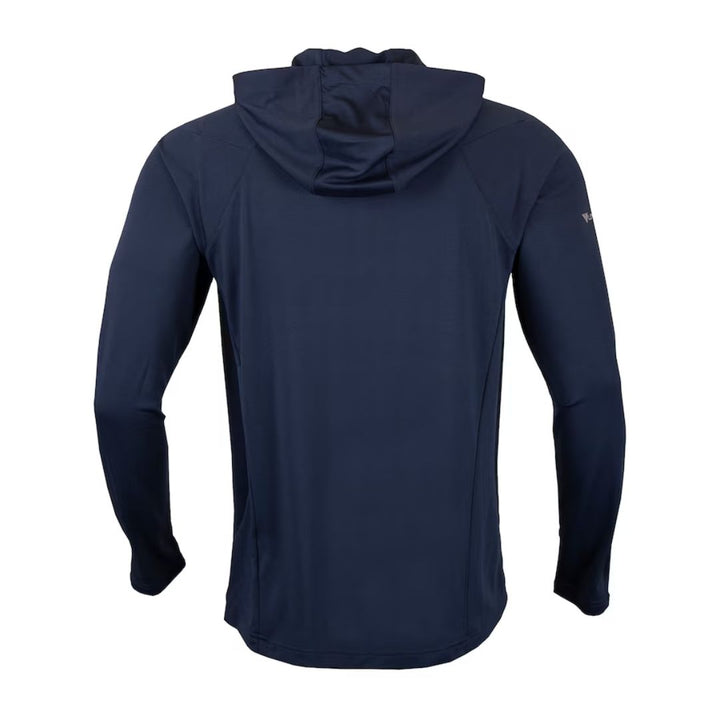 Rays Levelwear Navy Wordmark Zander 1/4 Zip Hoodie