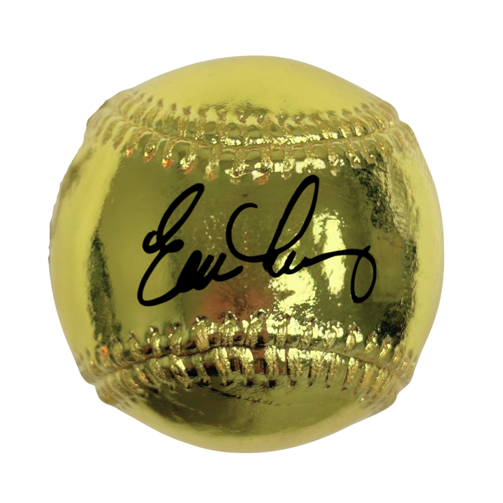 Rays Evan Longoria Gold Chrome Autographed Baseball