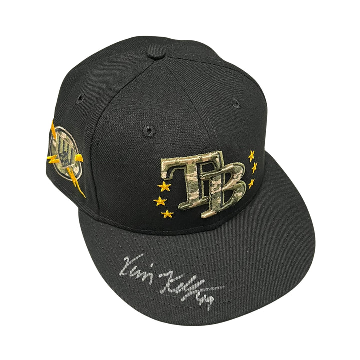 Rays Kevin Kelly Team Issued Armed Forces Day Hat