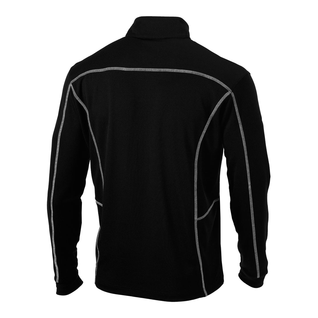 Rays Men's Columbia Black Omni-Wick Shotgun TB 1/4 Zip Pullover