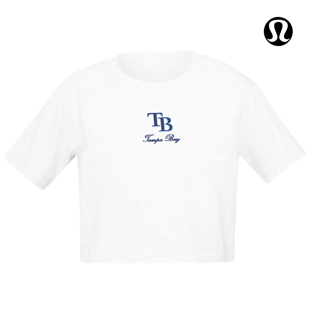 Rays Women's lululemon White TB All Yours Organic Cotton Cropped T-Shirt