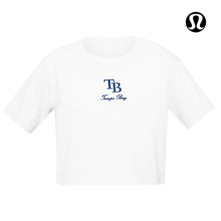 Rays Women's lululemon White TB All Yours Organic Cotton Cropped T-Shirt
