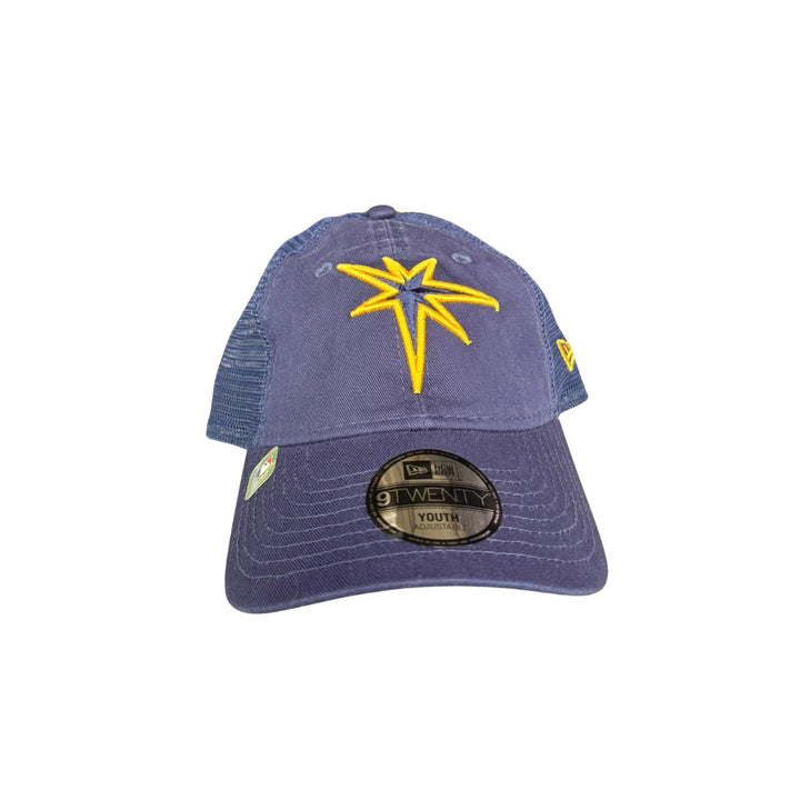 Rays New Era Youth Navy Burst Day 9Twenty Adjustable Hat