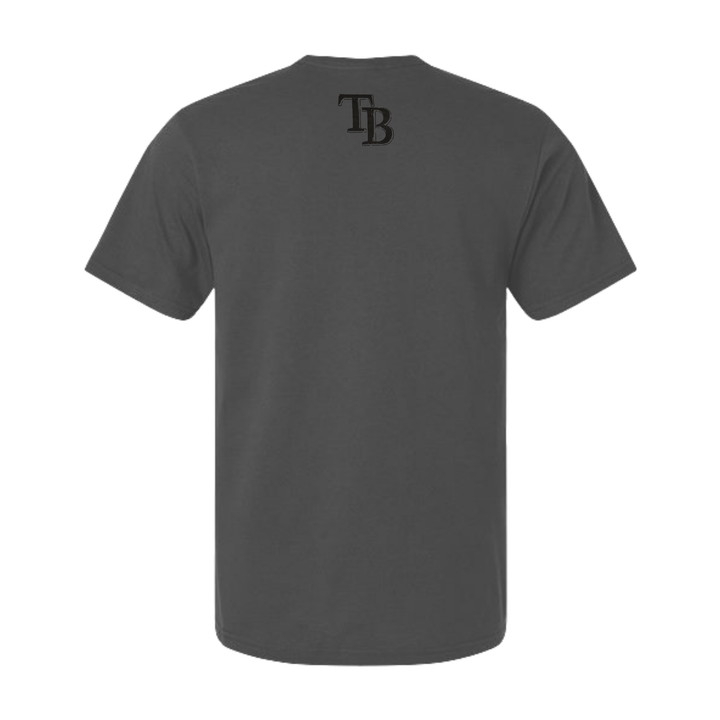 Rays Youth Baseballism Grey TB Eye Black T-Shirt