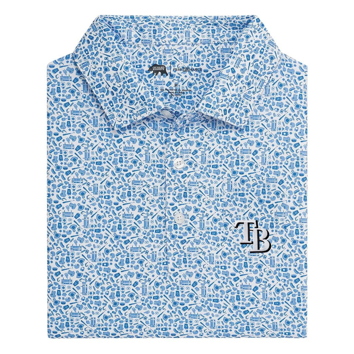 Rays Men's Onward Reserve TB Take Me Out Performance Polo