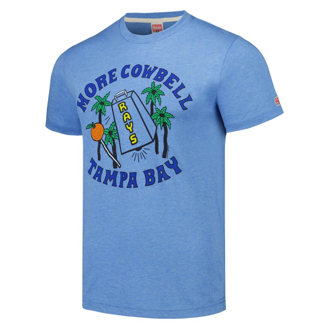 Rays Homage Blue More Cowbell T-Shirt