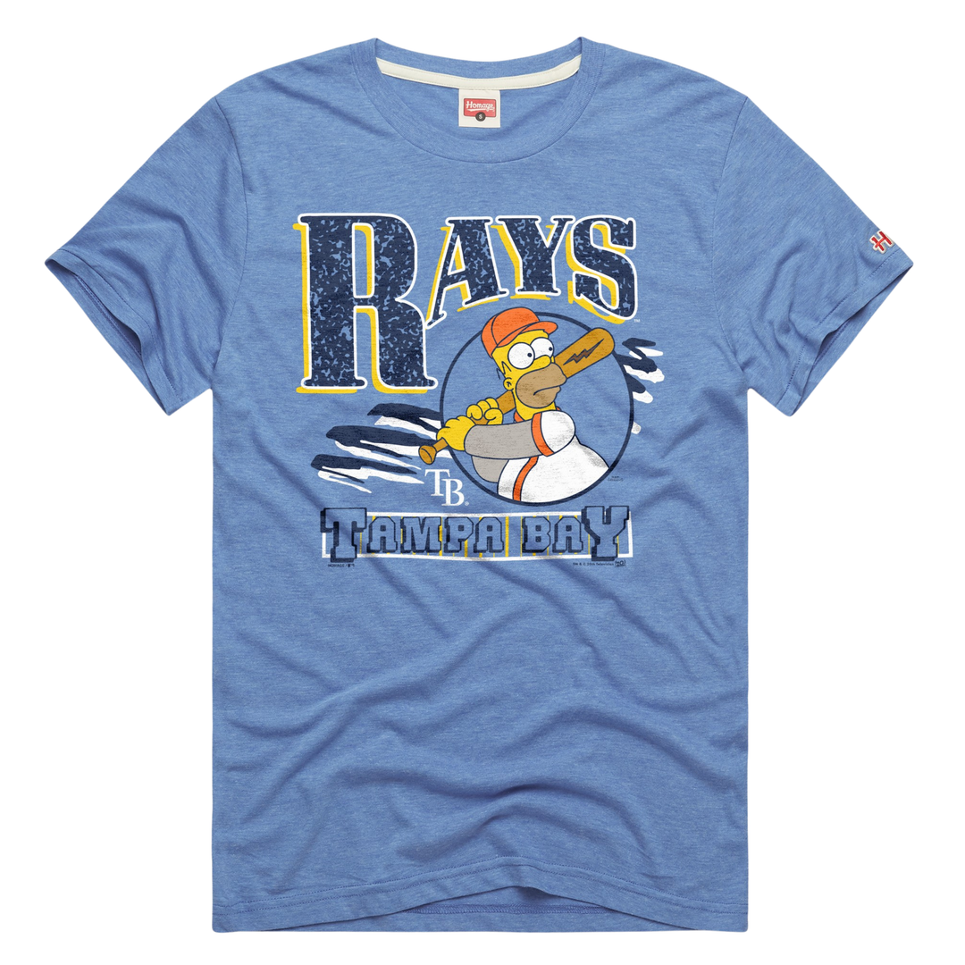 Rays Homage Blue Homer Simpson T-Shirt