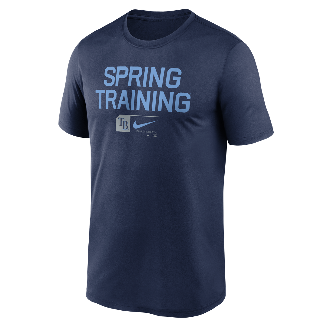 Rays Men's Nike Navy 2024 Spring Training Dri Fit T-Shirt