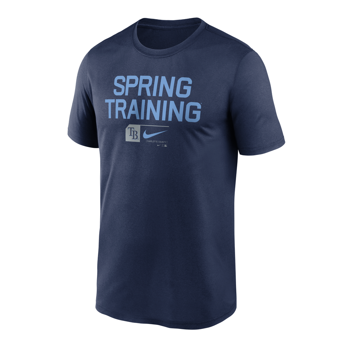 Rays Youth Nike Navy 2024 Spring Training T-Shirt