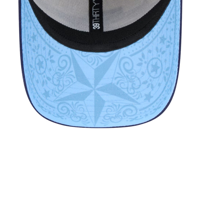 Rays New Era Cream Blue 2024 All Star 39Thirty Flex Fit Hat