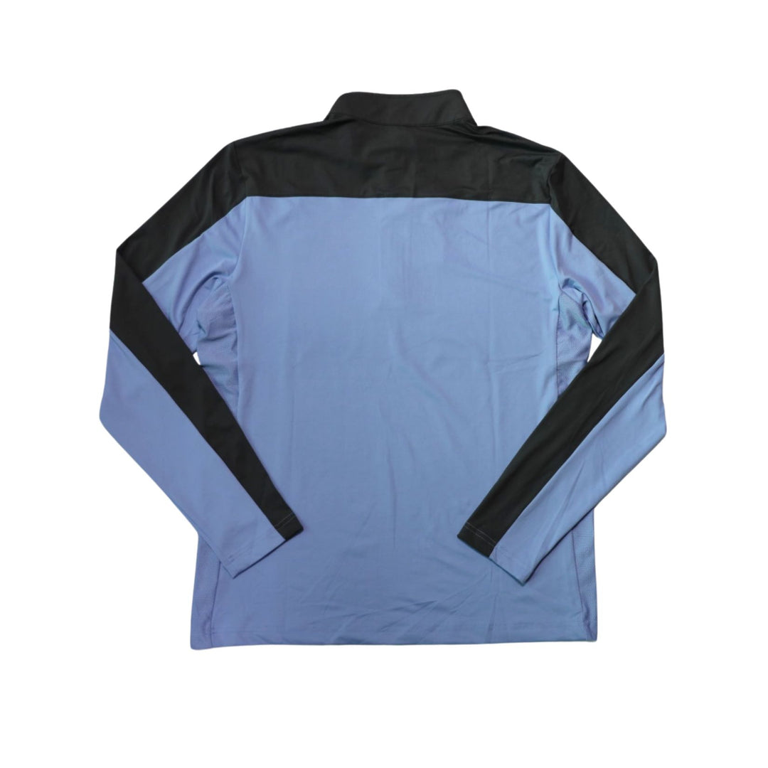 Rays Levelwear Blue Grey TB Coop Half Zip Pullover