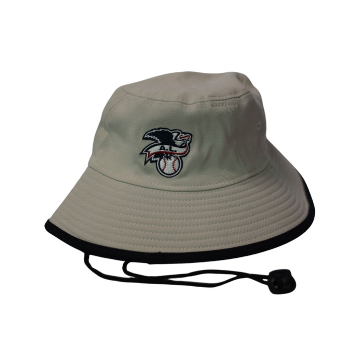 Rays New Era Khaki Navy 2024 TB Fourth of July Bucket Hat