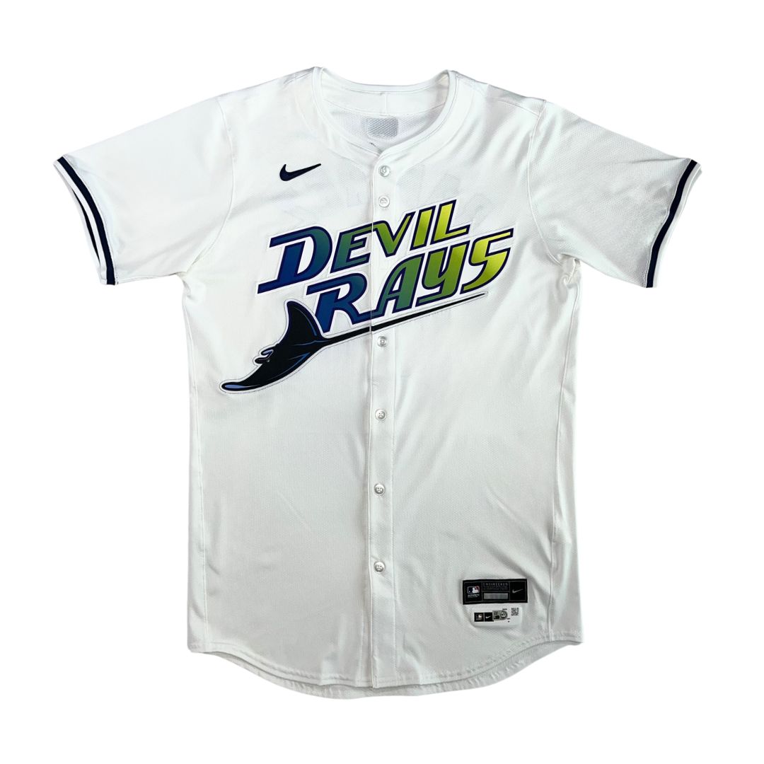 Rays Justin Sterner Team Issued Authentic Devil Rays Jersey