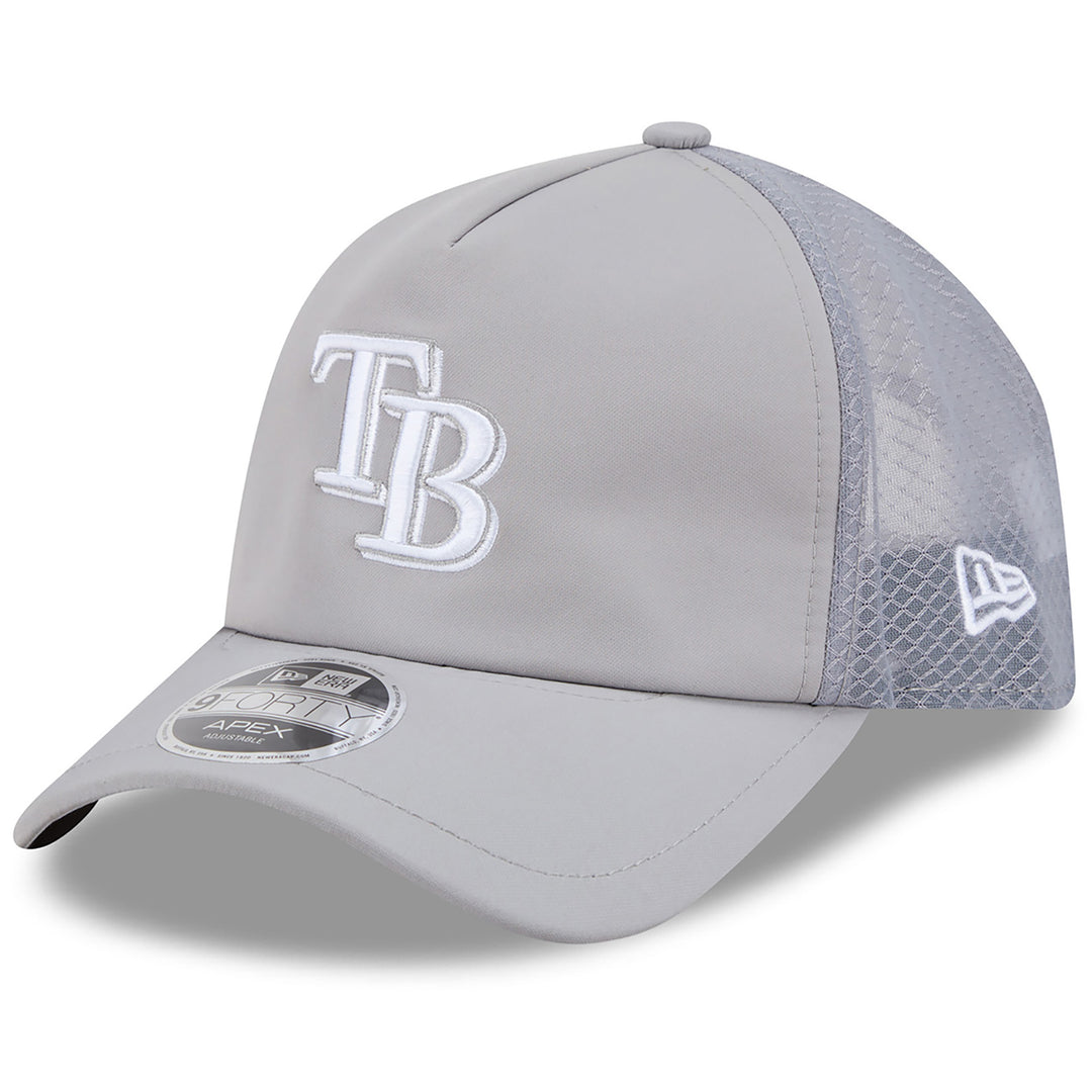 Rays New Era 2026 Grey Batting Practice TB 9Forty Apex Adjustable Hat