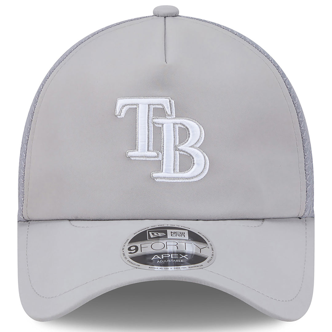 Rays New Era 2026 Grey Batting Practice TB 9Forty Apex Adjustable Hat