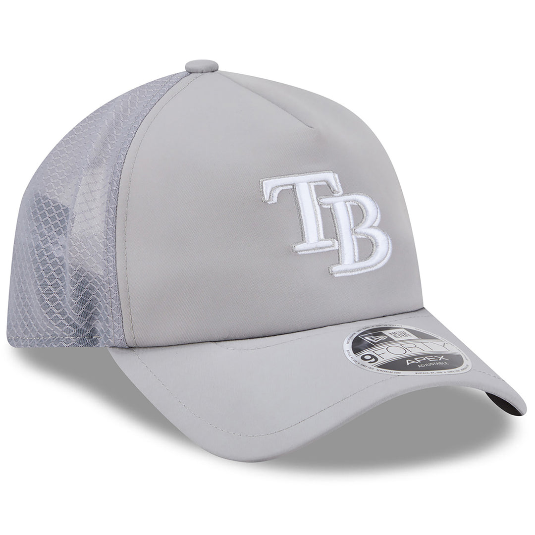 Rays New Era 2026 Grey Batting Practice TB 9Forty Apex Adjustable Hat