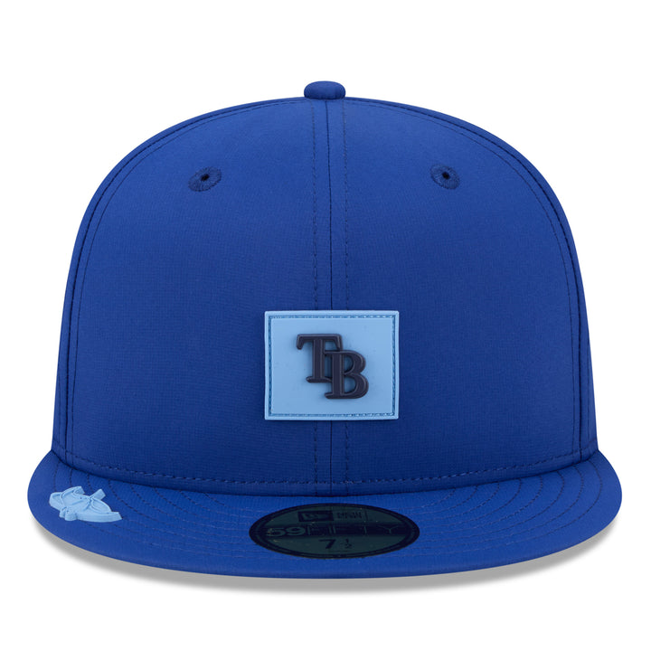 Rays New Era Royal Blue 2026 Clubhouse TB 59Fifty Fitted Hat