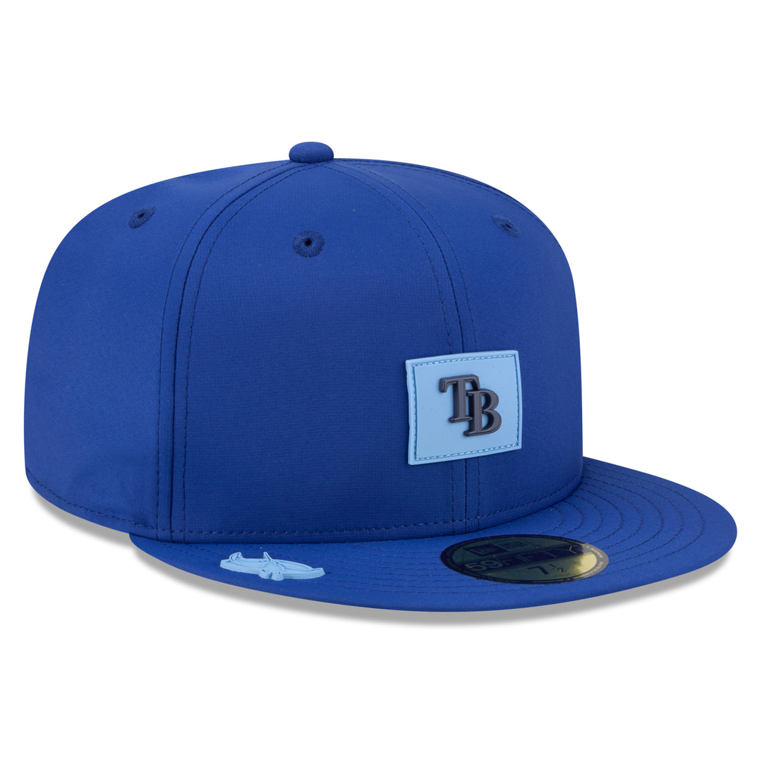 Rays New Era Royal Blue 2026 Clubhouse TB 59Fifty Fitted Hat